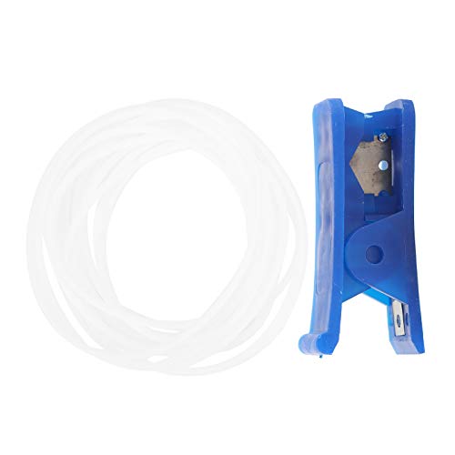 Klanata Ptfe Tube Cutter Kit, 3D -Drucker -Kit, Schlauchrohr -Bowden -Röhrchen -Schneidwerkzeuge für PE PU -Schlauch -ID 2,0 mm OD 4,0 mm (Weiß) von Klanata