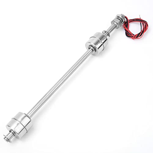 Klanata -Schalter, DC 0~110 V Edelstahl Doppelkugelschalter Wasserspiegel -Controller -Sensorschalter für Wasser, Pool, Waschbecken, Fisch usw. (Schwimmender Körper 250 mm) von Klanata