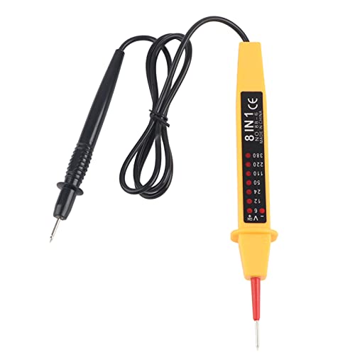 Klanata-Spannungstester Pen 8 in 1 AC DC 6-380V Multifunktionales Auto-Elektro-Testerdetektor mit Indikator für elektrische Instrumententests von Klanata
