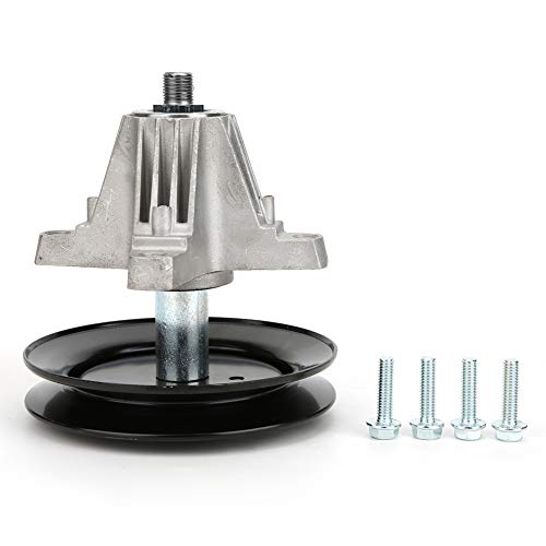 Klanata Spindelbaugruppe 918 04822 Ersatz, Passend für Troy Bilt & Cub Cadet LTX1040 LTX1042, Langlebige Eisenmäherspindel von Klanata