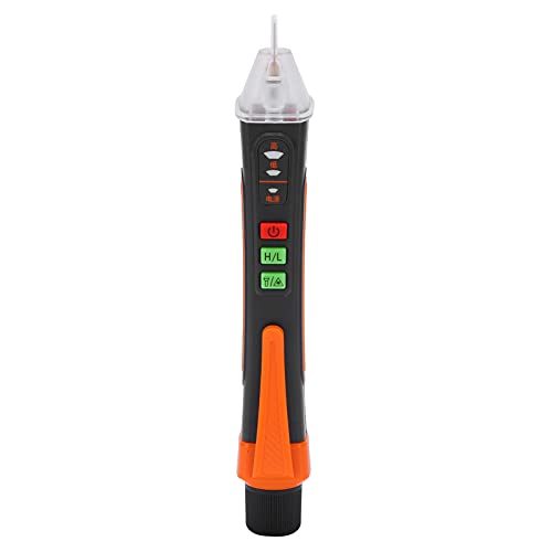 Klanata T-02A Spannungstester Stift Nichtkontakt-Elektro-Tester AC12-1000V mit LED-Taschenlampe und Infrarot-Zeigefunktion für Haushaltselektriker DIY-Profis Klanata T-02A Spannungstester Stift Nichtkontakt-Elektro-Tester AC12-1000V mit LED-Taschenlampe und Infrarot-Zeigefunktion für Haushaltselektriker DIY-Profis von Klanata