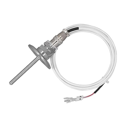 Klanata Temperatursensor, Luftfahrtstecker-Temperatursonde mit abnehmbarem 3-poligem Stecker, -50–500 °C Bereich, 2 m Kabel, für industrielle kommerzielle Anwendungen Klanata Temperatursensor, Luftfahrtstecker-Temperatursonde mit abnehmbarem 3-poligem Stecker, -50–500 °C Bereich, 2 m Kabel, für industrielle kommerzielle Anwendungen von Klanata