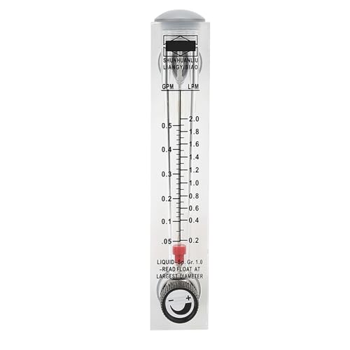 Klanata Wasser flüssiger Strömungsmesser Durchflussmeter Wasser Flüssigkeit Inline -Fließmeter Rotameter 0,10,5 gpm Werkzeug Weibliche Gewinde 14 Zoll BSPT einstellbarer Knopftyp Klanata Wasser flüssiger Strömungsmesser Durchflussmeter Wasser Flüssigkeit Inline -Fließmeter Rotameter 0,10,5 gpm Werkzeug Weibliche Gewinde 14 Zoll BSPT einstellbarer Knopftyp von Klanata