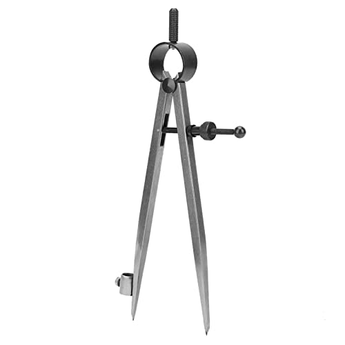 Klanata Wing Divider Federteiler -Bremsbehörde Compass Craft Drehwerkzeug einstellbar und abschließbar mit Stifthalter für Metall -Werkstück -Verarbeitung mechanischer (150 mm) von Klanata