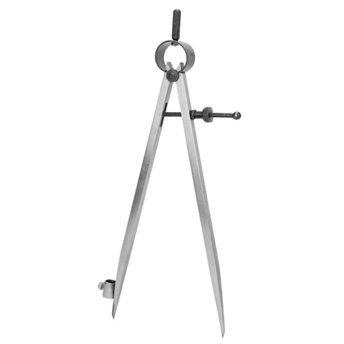 Klanata Wing Divider Federteiler -Bremsbehörde Compass Craft Drehwerkzeug einstellbar und abschließbar mit Stifthalter für Metall -Werkstück -Verarbeitung mechanischer (200 mm) von Klanata