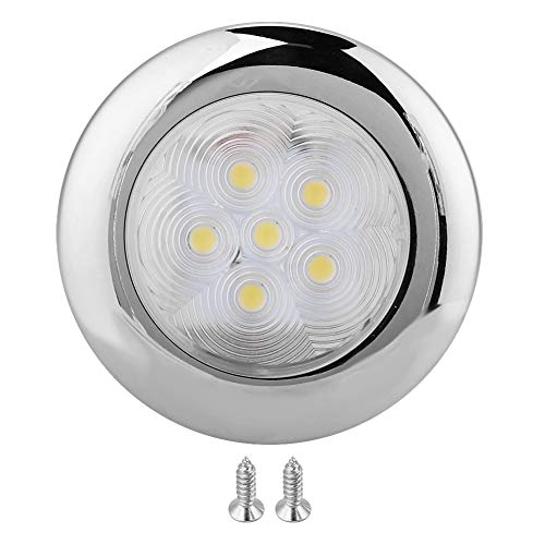 Klanata für Meeresboot Yacht 6 LED Light Dome Light Lampe 12V DC Edelstahl weiß von Klanata
