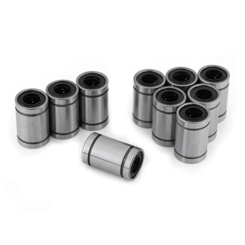 Klanata lm8uu 8mm linearer Kugellagerbuchse 10pcsset Doppelversiegelt für 8mm Stange 3D -Drucker CNC -Teile von Klanata