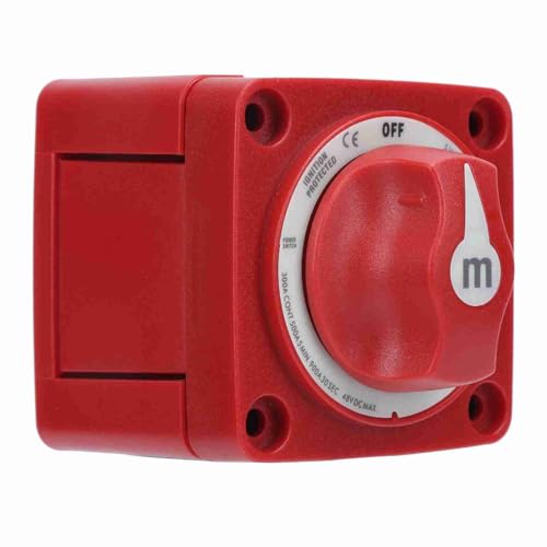 Klanata umgeschriebene Titel: Batterie-Isolator-Schalter Einkreisschalter Cut-Off, DC 12-48V 6006 M-Serie Hartlerner Isolationsschalter für Meeresboote Charakterzahl: 112 von Klanata