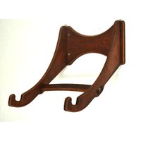 Handpan - Wandhalterung Komplettset Ständer Holz/Dunkelbraun Mit Schrauben Und Dübeln Handarbeit Aus Deutschland von Klangkunst