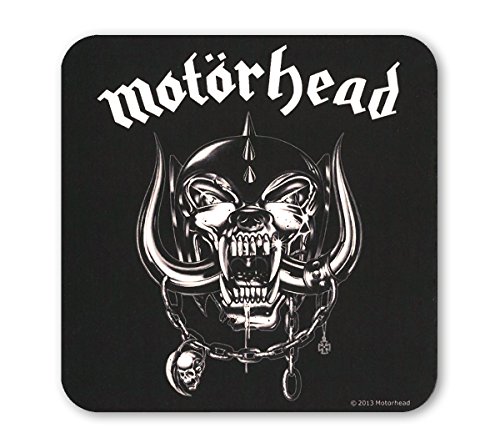 Motörhead Untersetzer I Logo I Coaster I Kork I 10x10cm I langlebiger Druck I Lizenziertes Originaldesign von KlangundKleid.de