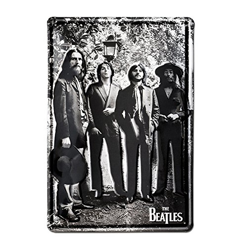 Logoshirt® The Beatles Blechschild I Metall-Schild mit klassischem Retro-Motiv in 3D I 20x30cm LET IT BE Retro-Schild I langlebiger Druck & Lizenziertes Originaldesign von KlangundKleid.de