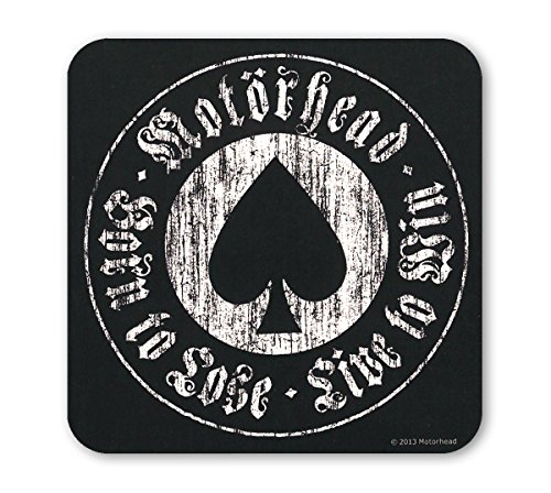 Motörhead Untersetzer I Born to Lose I Coaster I Kork I 10x10cm I langlebiger Druck I Lizenziertes Originaldesign von KlangundKleid.de