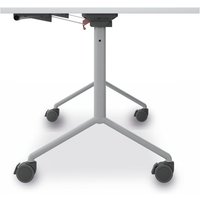 Geramöbel Klapptisch auf Rollen, BxT 1.600 x 800 mm, weiß von Geramöbel