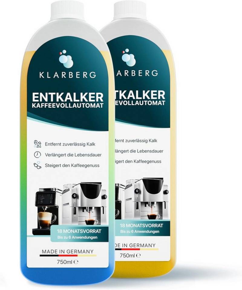 Klarberg Universal Entkalker für Kaffeevollautomaten – DeLonghi, Philips & Co. Entkalker (Universal, gründlich, vielseitig einsetzbar, langanhaltend) von Klarberg