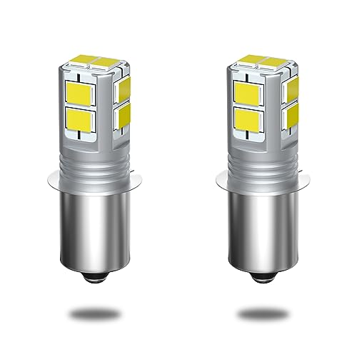 Klarlight 3.2W P13.5S LED Taschenlampe Ersatzbirne Taschenlampe DC 9-30V Notfall Taschenlampe Arbeitslicht 600lm LED Ersatzbirne für Taschenlampe (Kaltweiß 6000K-6500K) von Klarlight
