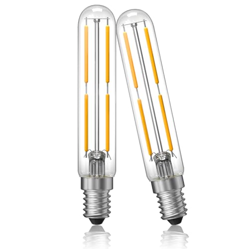 Klarlight 4W E14 LED Warmweiss T20 Röhrenlampe E14 LED Glühbirnen Warmweiß 2700K E14 LED Birnen Kleine Edison SES, Nicht-Dimmbar, 2-Pack von Klarlight