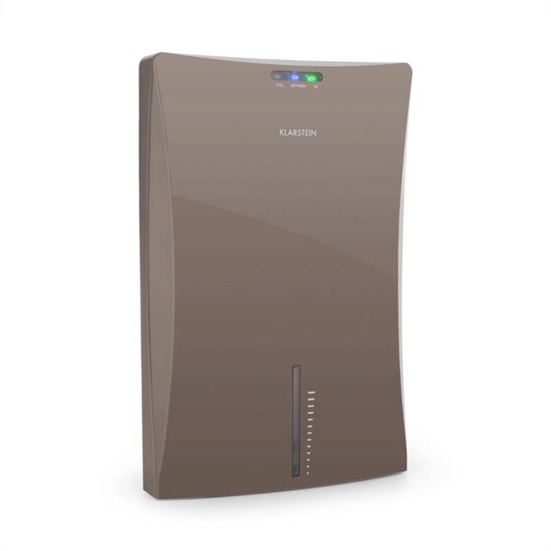 Klarstein Drybest 2000 2G Luftentfeuchter Ionisator 700 ml/Tag 70 W Helles Taupe von Klarstein