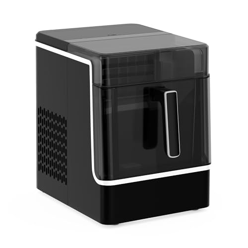 Klarstein Eiswürfelmaschine - 23 kg/24 h, 32 Eiswürfel/Zyklus, Automatische Reinigung, 2 kg Wassertank, Edelstahl, Intuitive Steuerung, Ideal Für Partys & Heiße Tage, Schwarz Klarstein Eiswürfelmaschine - 23 kg/24 h, 32 Eiswürfel/Zyklus, Automatische Reinigung, 2 kg Wassertank, Edelstahl, Intuitive Steuerung, Ideal Für Partys & Heiße Tage, Schwarz von Klarstein