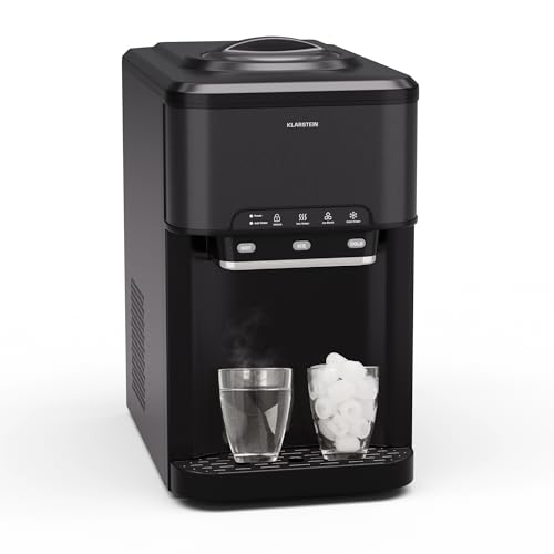 Klarstein Eiswürfelmaschine für Zuhause Camping Gastro, Schnelle Mini Eiswürfelmaschine Klein, Profi Eismaschine für Große Kleine Klare Eiswürfel, Selbstreinigend mit 3L Eiswürfelbehälter, 20kg/24h Klarstein Eiswürfelmaschine für Zuhause Camping Gastro, Schnelle Mini Eiswürfelmaschine Klein, Profi Eismaschine für Große Kleine Klare Eiswürfel, Selbstreinigend mit 3L Eiswürfelbehälter, 20kg/24h von Klarstein