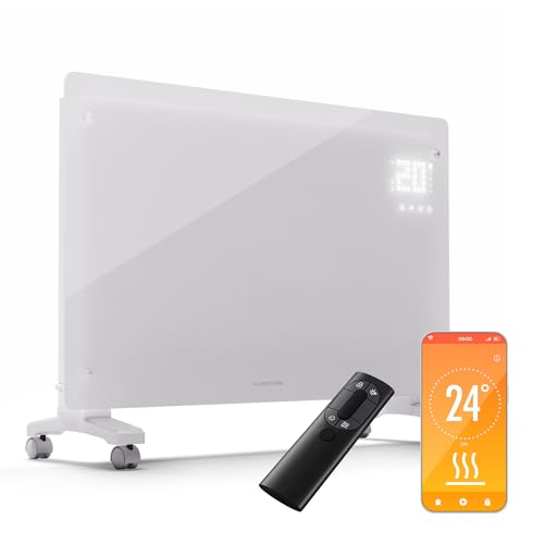 Klarstein Elektroheizung, 2500 W Konvektor Heizung Freistehend & Wandmontage, Energiesparend mit App-Control & Bodenrollen, , Heizkörper Elektrisch mit Thermostat Klarstein Elektroheizung, 2500 W Konvektor Heizung Freistehend & Wandmontage, Energiesparend mit App-Control & Bodenrollen, , Heizkörper Elektrisch mit Thermostat von Klarstein