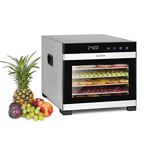 Klarstein Flavour Dry Dörrautomat Mit Edelstahl-Gehäuse, 6 Ablagegitter, LCD-Touch-Display, Timer, 360° Airflow Circulation, Digitaler Thermostat, 35-75 C° Klarstein Flavour Dry Dörrautomat Mit Edelstahl-Gehäuse, 6 Ablagegitter, LCD-Touch-Display, Timer, 360° Airflow Circulation, Digitaler Thermostat, 35-75 C° von Klarstein