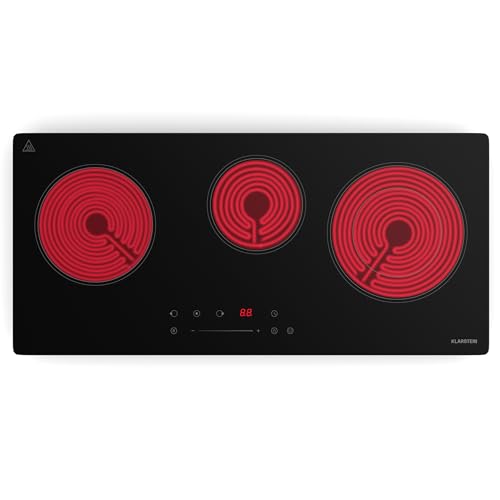 Klarstein Glaskeramikkochfeld - 75 cm, Slimline 3-Zonen VTC-Kochfeld Mit Touch-Bedienung, Digitaler Timer & Kindersicherung – Platzsparendes Keramik Kochfeld Für Kompakte Küchen Klarstein Glaskeramikkochfeld - 75 cm, Slimline 3-Zonen VTC-Kochfeld Mit Touch-Bedienung, Digitaler Timer & Kindersicherung – Platzsparendes Keramik Kochfeld Für Kompakte Küchen von Klarstein