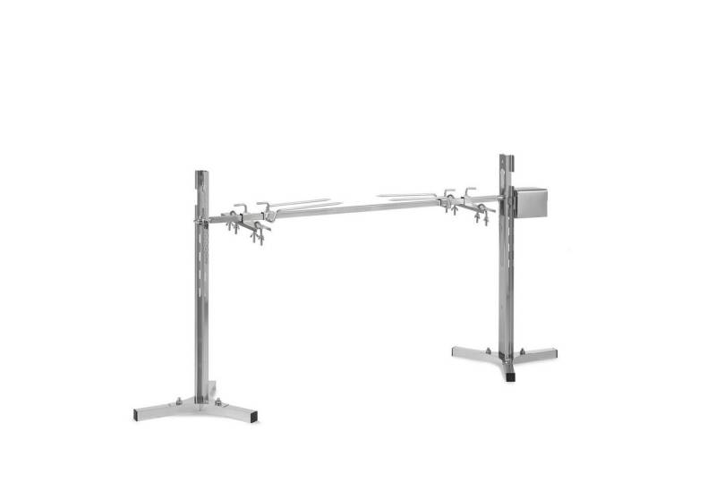 Klarstein Grillspieß Sauenland Survivor (Set), Grillspieß mit Motor Grill Drehspieß mit Motor Spanferkel Grill von Klarstein