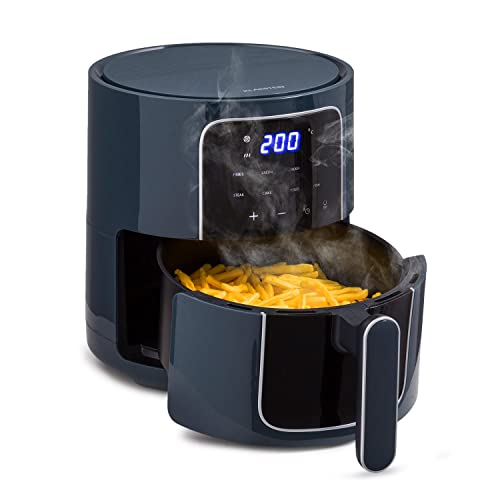 Klarstein Heißluftfriteuse, Air Fryer zum Frittieren, Friteuse mit Touch-Bedienfeld, Timer, Einstellbare Temperatur & 8 Programme, Airfryer zum Luftfritieren, Heißluftfriteuse ohne Öl 1400 W, 3,5L von Klarstein