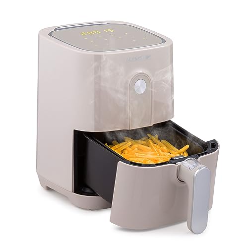 Klarstein Heißluftfriteuse, Air Fryer zum Frittieren, Friteuse mit Touch-Bedienfeld, Timer, Einstellbare Temperatur & 8 Programme, Airfryer zum Luftfritieren, Heißluftfriteuse ohne Öl 1400 W, 2,8L von Klarstein