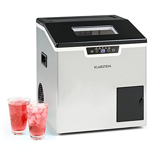 Klarstein Eiswürfelmaschine Klein, 3L Eiswürfelbereiter, Eiswürfelmaschine für 20kg Crushed Eis & Eiswürfel, Mini-Eiswürfelmaschine, Mittelgroße Eiswürfel, Eiswürfelbereiter Selbstreinigend Klarstein Eiswürfelmaschine Klein, 3L Eiswürfelbereiter, Eiswürfelmaschine für 20kg Crushed Eis & Eiswürfel, Mini-Eiswürfelmaschine, Mittelgroße Eiswürfel, Eiswürfelbereiter Selbstreinigend von Klarstein