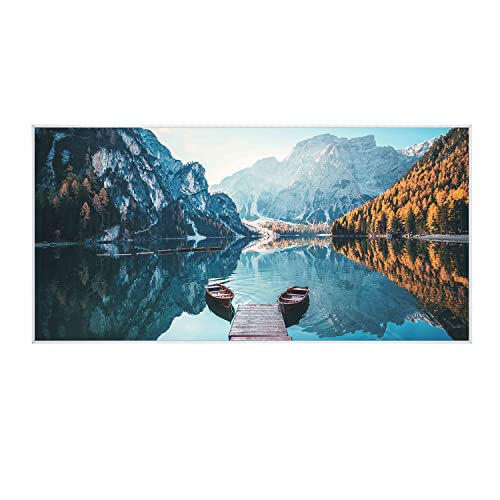 Klarstein Infrarotheizung mit Thermostat, 700W Elektroheizung, Smart Home Bild-Infrarotheizung zur Wandmontage, IR mit IoT/WiFi App-Control, Feuchtraum Flach-Heizkörper, CO2-Freie Wand Heizung Klarstein Infrarotheizung mit Thermostat, 700W Elektroheizung, Smart Home Bild-Infrarotheizung zur Wandmontage, IR mit IoT/WiFi App-Control, Feuchtraum Flach-Heizkörper, CO2-Freie Wand Heizung von Klarstein