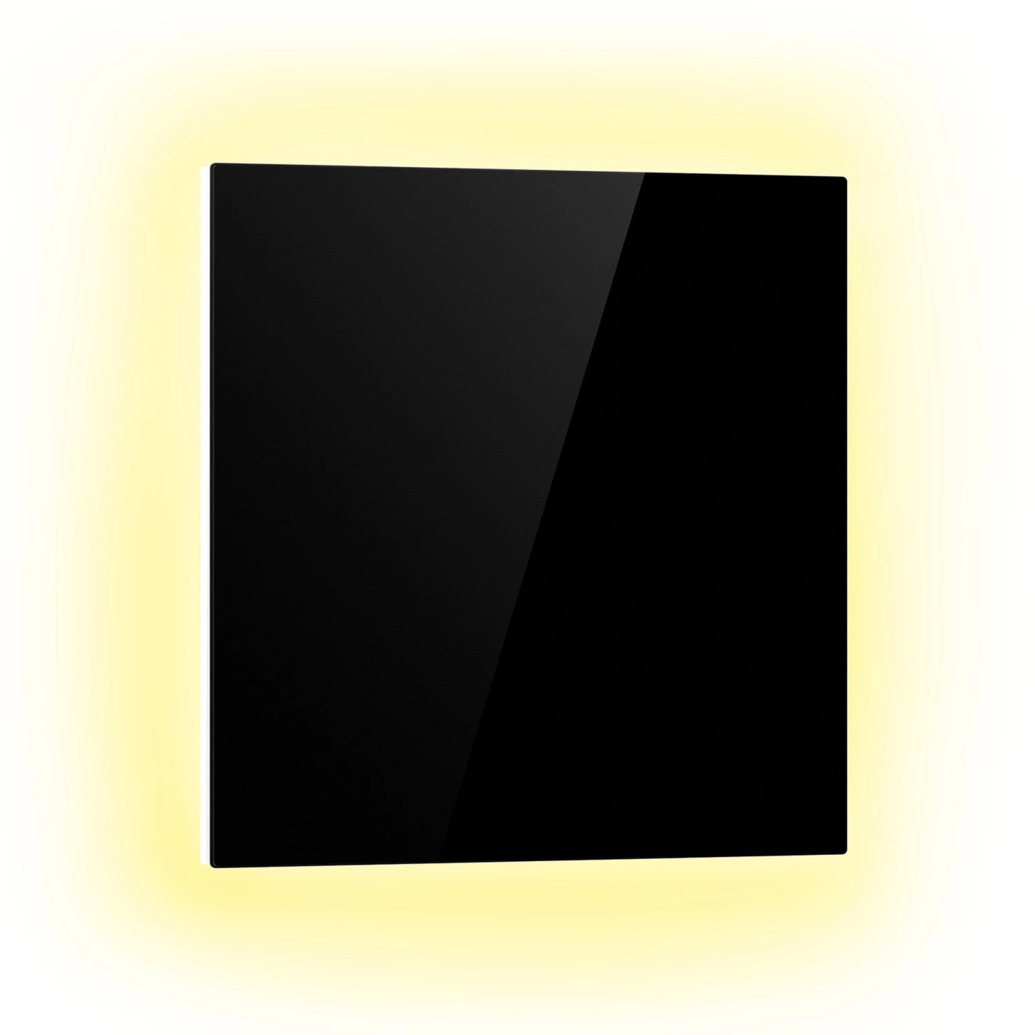 Klarstein Mojave 500 Smart 2-in-1 Heizgerät Infrarot Konvektor 60x60 cm 500 W RGB-Licht Schwarz von Klarstein