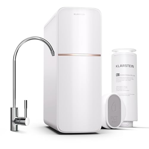 Klarstein Osmose-Wasserfilter-System für Umkehrosmose, 600GPD Untertisch Wasserfilter-System für Trinkwasser, 5-Stufen-Filtration, 2 Filter, Erreicht 99,99% Reinheit, Schnelle RO-Umkehrosmoseanlage Klarstein Osmose-Wasserfilter-System für Umkehrosmose, 600GPD Untertisch Wasserfilter-System für Trinkwasser, 5-Stufen-Filtration, 2 Filter, Erreicht 99,99% Reinheit, Schnelle RO-Umkehrosmoseanlage von Klarstein
