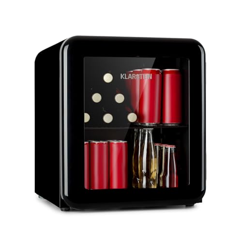 Klarstein PopLife Getränkekühler - Mini-Bar, Retrokühlschrank, 0-10°C, nur 39 dB, 48 L, umweltfreundlich, doppelt verglaste Tür, Retro-Design, schwarz Klarstein PopLife Getränkekühler - Mini-Bar, Retrokühlschrank, 0-10°C, nur 39 dB, 48 L, umweltfreundlich, doppelt verglaste Tür, Retro-Design, schwarz von Klarstein