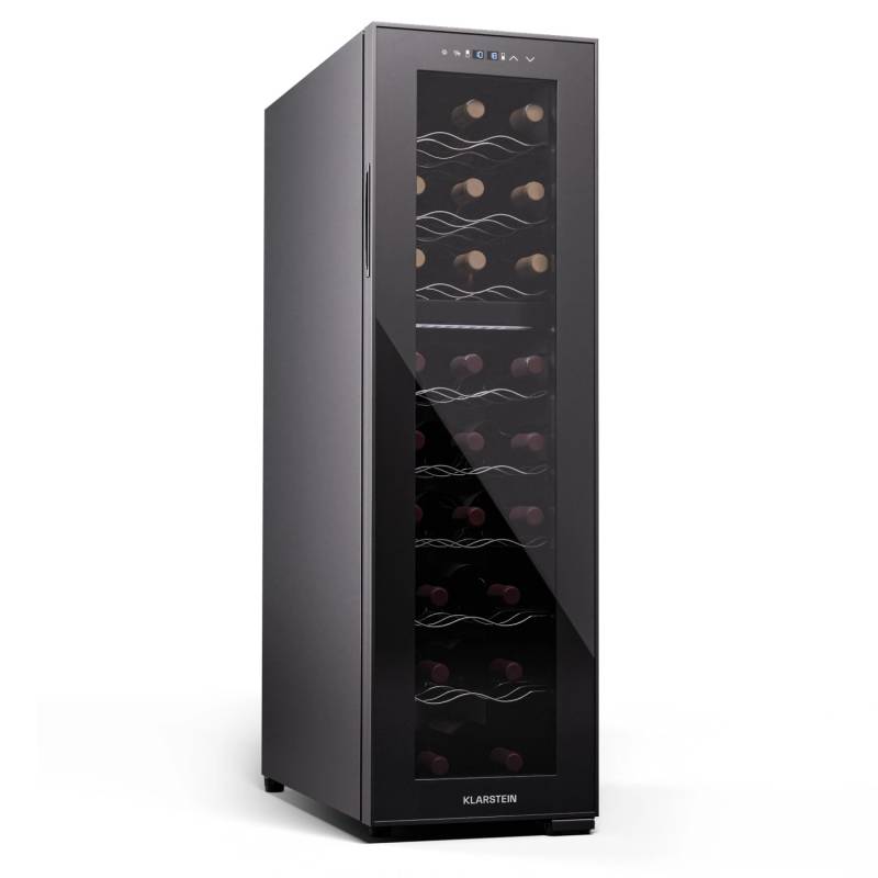 Klarstein Shiraz 24 Duo Weinkühlschrank 2 Zonen 75 L 24 Flaschen 5-18 °C Touch von Klarstein