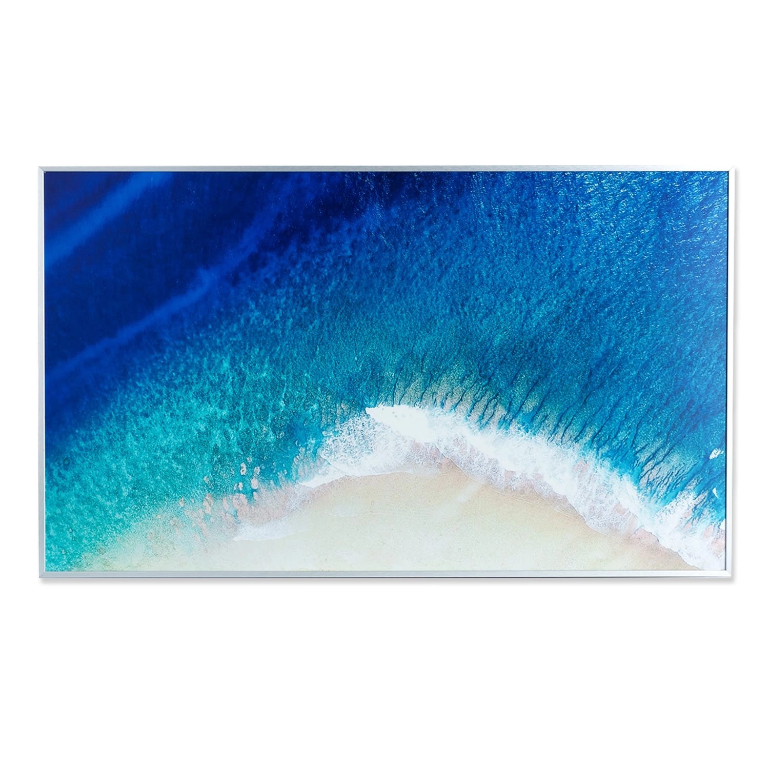Klarstein Wonderwall Air Art Motiv Strand Infrarotheizung 101x60 cm 600 W Fernbedienung von Klarstein