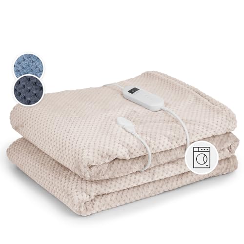 Klarstein XXL Elektrische Kuscheldecke, Heizdecke mit Abschaltautomatik, 200x180 cm Elektrische Wärmedecke Maschinenwaschbar, Doppelseitige Heizdecke für Bett & Sofa, Wärme Decke mit 9 Heizstufen Klarstein XXL Elektrische Kuscheldecke, Heizdecke mit Abschaltautomatik, 200x180 cm Elektrische Wärmedecke Maschinenwaschbar, Doppelseitige Heizdecke für Bett & Sofa, Wärme Decke mit 9 Heizstufen von Klarstein