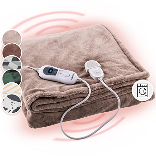 Klarstein XXL Wärmedecke, 120W Heizdecke mit Abschaltautomatik, Kuscheldecke fürs Bett, Sofa & Camping, Elektrische Heizdecken Groß, Wärmedecken Energiesparend & Waschbar, Decke Elektrisch 200x180 cm Klarstein XXL Wärmedecke, 120W Heizdecke mit Abschaltautomatik, Kuscheldecke fürs Bett, Sofa & Camping, Elektrische Heizdecken Groß, Wärmedecken Energiesparend & Waschbar, Decke Elektrisch 200x180 cm von Klarstein