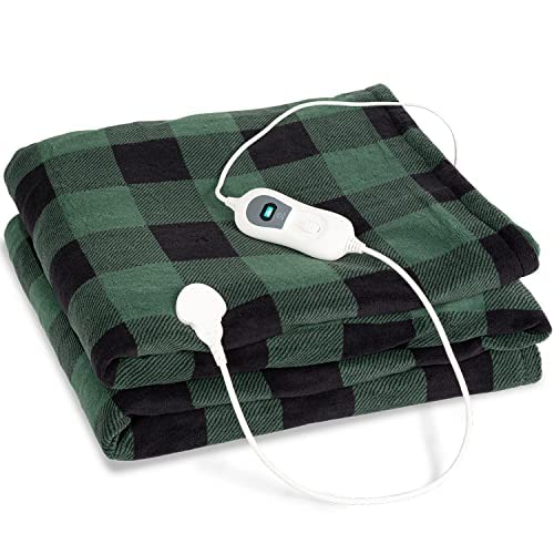 Klarstein XXL Wärmedecke, 120W Heizdecke mit Abschaltautomatik, Kuscheldecke fürs Bett, Sofa & Camping, Elektrische Heizdecken Groß, Wärmedecken Energiesparend & Waschbar, Decke Elektrisch 200x180 cm von Klarstein