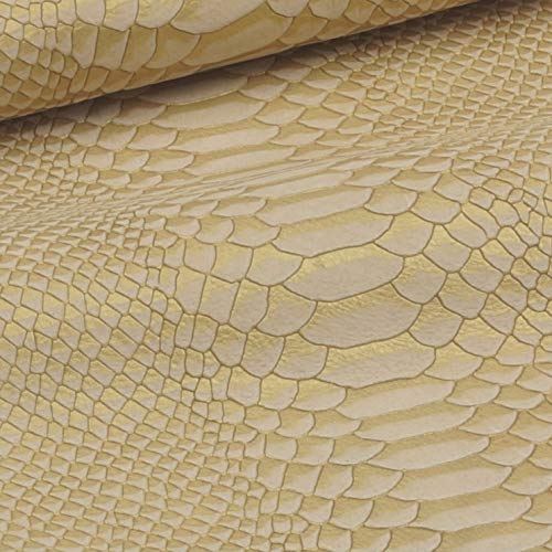 Kalbsleder Python Design Nr.263 (ca. 148 x 210 mm, 1 x A5, Leder) von Klassen Leder AIX