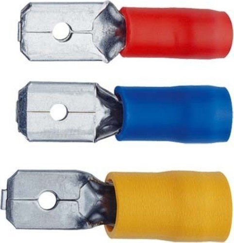 Klauke 820/1B 8201B Flachstecker Steckbreite: 2.80mm Steckdicke: 0.80mm Teilisoliert Rot 1 Stück von Klauke