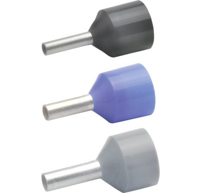 Klauke Aderendhülsen Klauke 43712 Aderendhülse 16 mm² Teilisoliert Blau 100 St., 43712 von Klauke