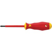 Klauke VDE-Kreuz-Schraubendreher 100mm, PH 2 KL110PH2IS Klauke VDE-Kreuz-Schraubendreher 100mm, PH 2 KL110PH2IS von Klauke