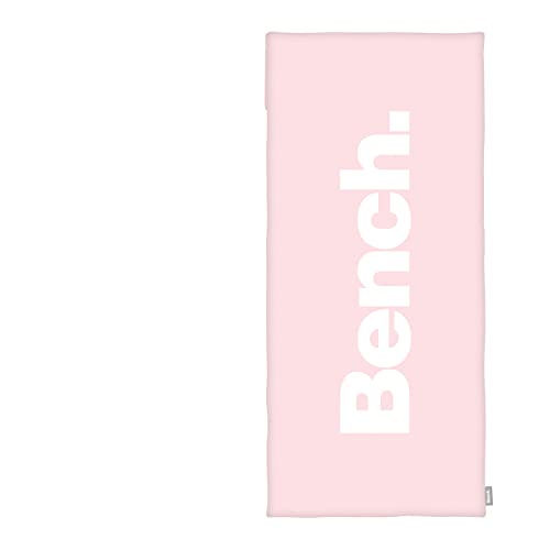 Bench Sport- und Fitnesstuch, Pastel Colours, ca. 50x110 cm + 15 cm Flap, 100 % Polyester, Rückseite mit Überzug für Fitnessgeräte, Integrierte Reißverschlusstasche, Farbe: Rosa, Art.Nr.: 6912602547 von Klaus Herding GmbH