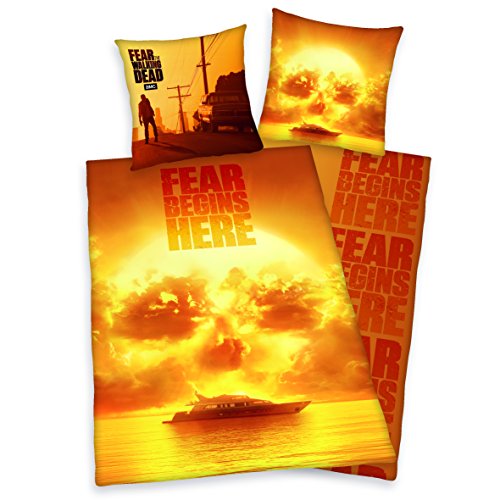 Fear The Walking Dead Bettwäsche, 2-teilig 80 x 80 cm, 135 x 200 cm Baumwolle 100% bunt von Klaus Herding GmbH