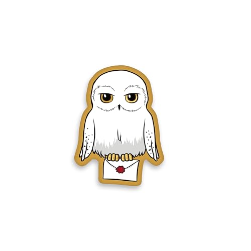 Herding Konturenkissen Harry Potter Hedwig, ca. 36 x 24 x 5 cm, Polyester, Formkissen, Twin, 5474409093, Weiß mit Eulenmuster von Herding