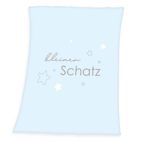 Klaus Herding GmbH Baby Best Microfaserflausch-Decke, Polyester, Blau, 75 x 100 cm, 1440216014412 von Klaus Herding GmbH