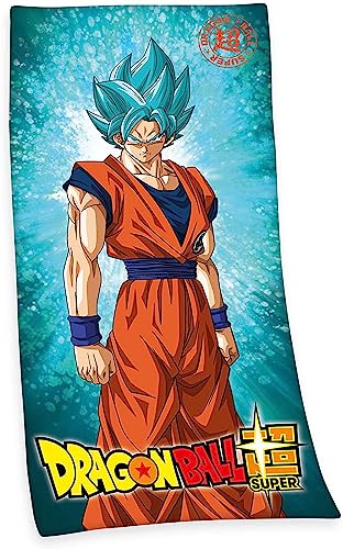 Herding DRAGONBALL SUPER Badetuch, 150 x 75 cm, Baumwolle, Mehrfarbig von Klaus Herding GmbH