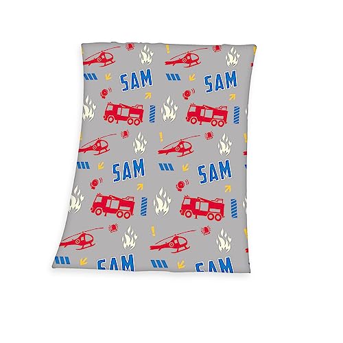 Herding Fleecedecke Feuerwehrmann Sam, 130 x 170 cm, Leuchtet im Dunkeln, Glow in the dark, 100% Polyester, Fleece Herding Fleecedecke Feuerwehrmann Sam, 130 x 170 cm, Leuchtet im Dunkeln, Glow in the dark, 100% Polyester, Fleece von Herding