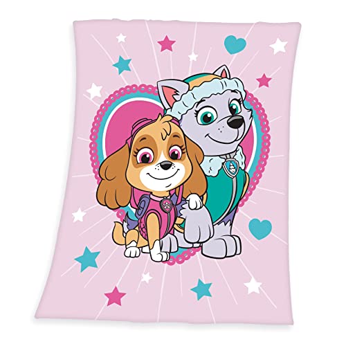 Herding Fleecedecke Paw Patrol, 130 x 170 cm, 100% Polyester, Fleece von Klaus Herding GmbH